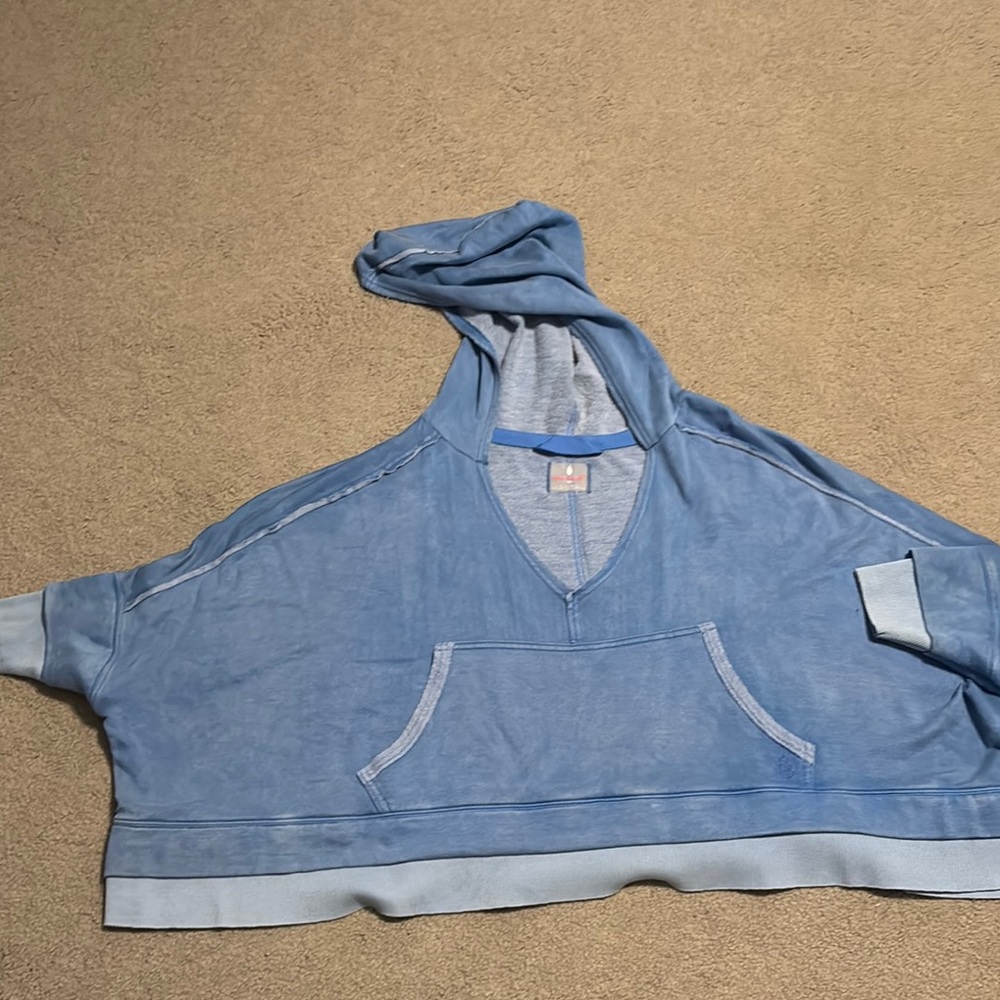 Free People Movement Cropped Hooded Sweatshirt